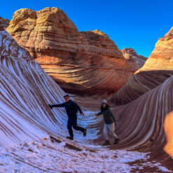 Das Bild zeigt die Wave in den Coyote Buttes Nort in Arizona