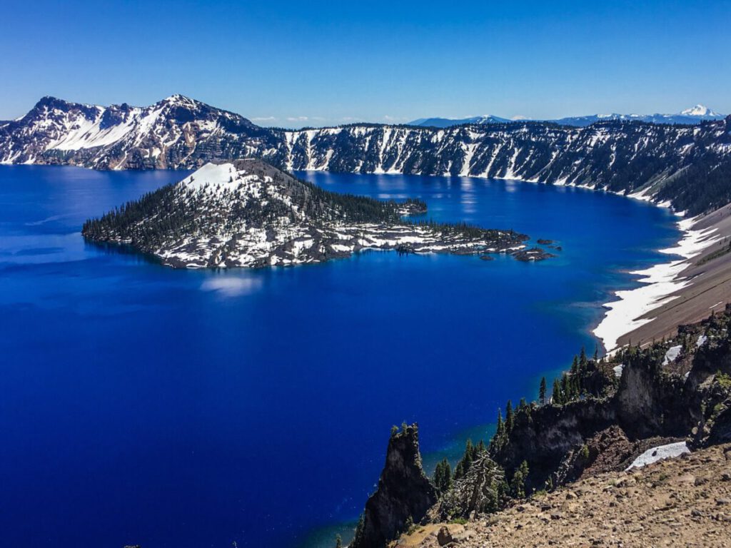 Dieses Bild zeigt den Crater Lake National Park in Oregon