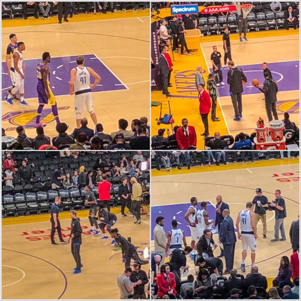 Staples Center Lakers MAvericks 28.03 2