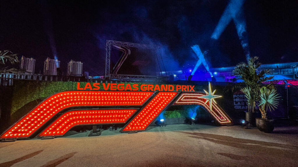 Dieses Bild zeigt die East Harmon Zone beim Formel 1 Grand Prix Las Vegas