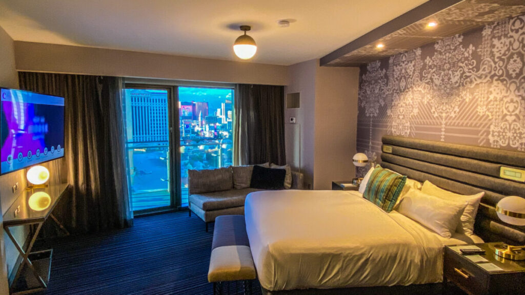 Dieses Bild zeigt ein Terrace Studio Fountain View im The Cosmopolitan Hotel in Las Vegas