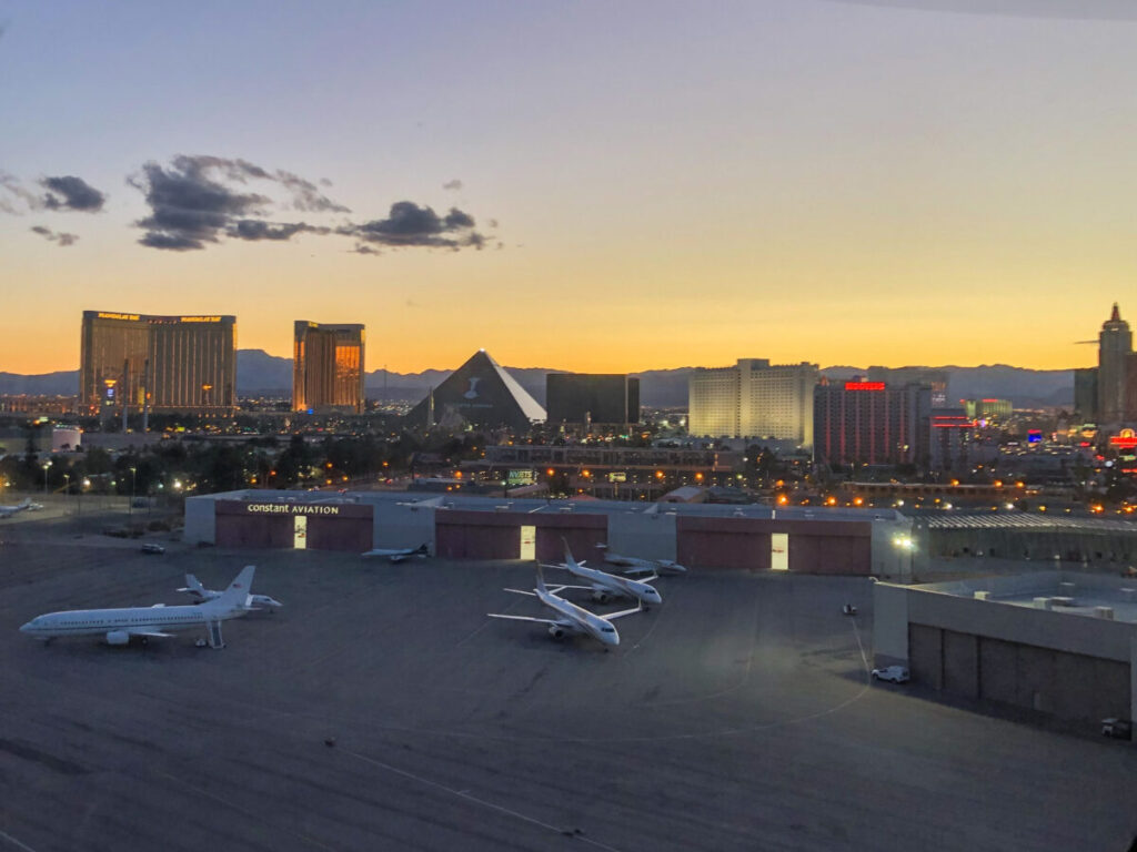 Dieses Bild zeigt das Terminalgelände von 
Papillon Helicopters in Las Vegas