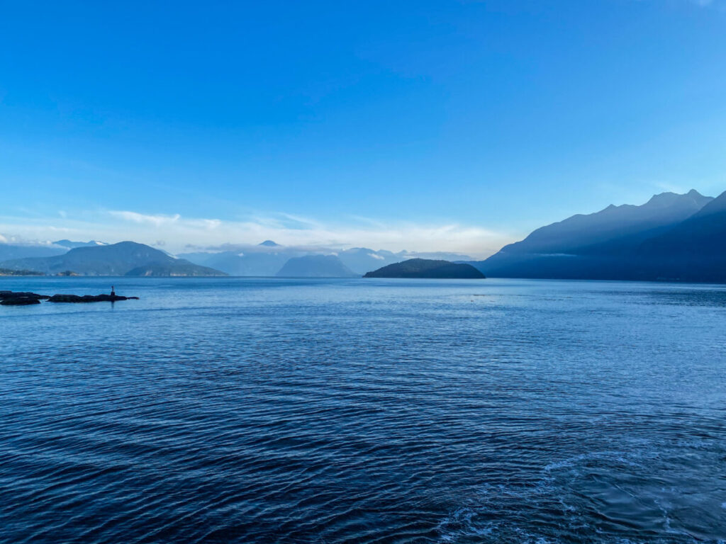 Dieses Bild zeigt die Horseshoe Bay in British Columbia