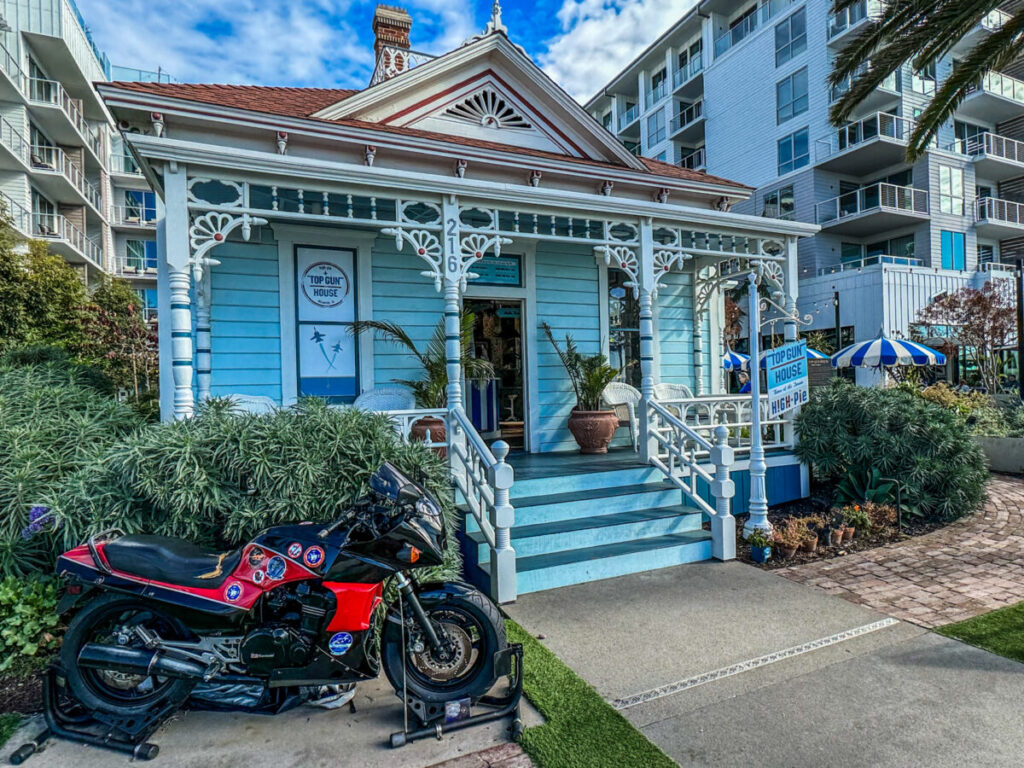 Dieses Bild zeigt das Top Gun-Haus in Oceanside, CA 