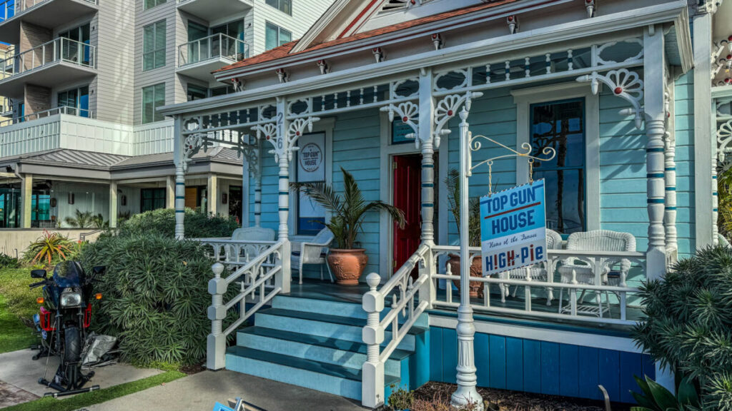 Dieses Bild zeigt das Top Gun-Haus in Oceanside, CA 