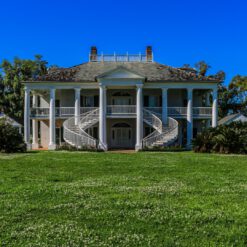 Dieses Bild zeigt die Evergreen Plantation Louisiana aus Django Unchained