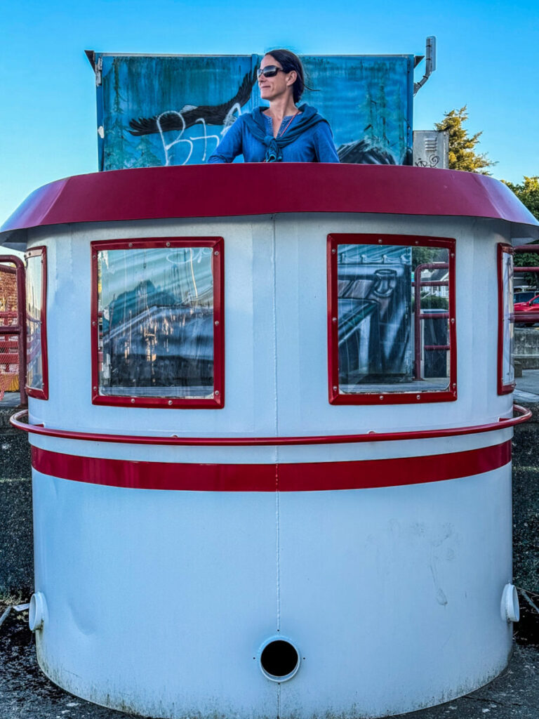 Dieses Bild zeigt Caro in Campbell River auf Vancouver Island