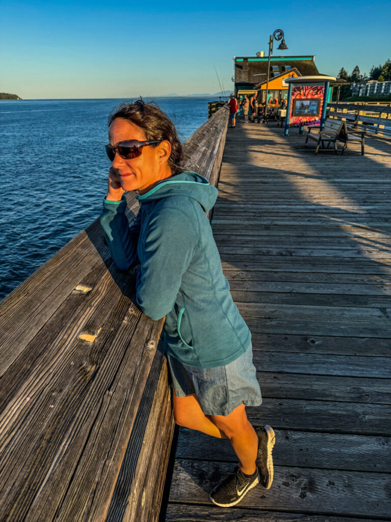 Dieses Bild zeigt Caro in Campbell River auf Vancouver Island