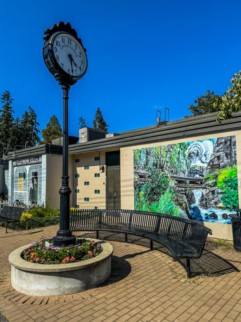 Dieses Bild zeigt ein Mural in Chemainus auf Vancouver Island