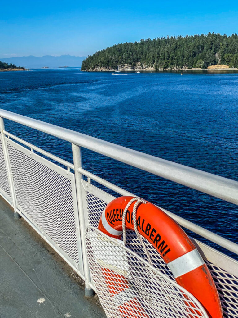 Dieses Bild zeigt die Fährfahrt von Nanaimo nach Vancouver