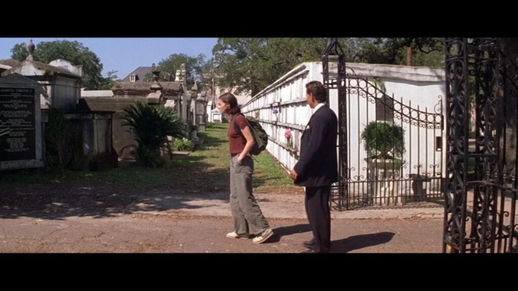 Dieses Bild zeigt den Lafayette Cemetary No.1 in New Orleans asl Screenshot aus dem Film "Doppelmord"