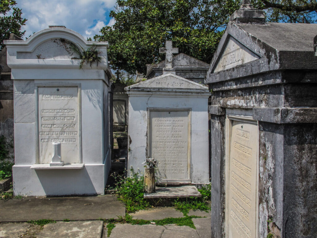 Dieses Bild zeigt den Lafayette Cemetary No.1 in New Orleans 