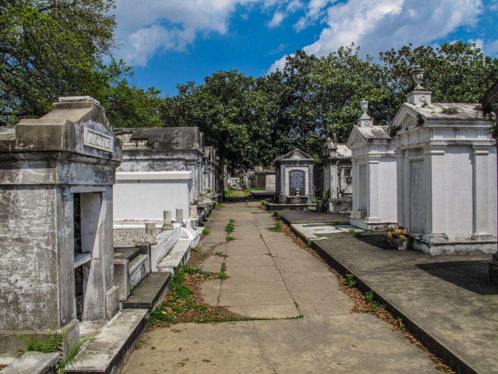 Dieses Bild zeigt den Lafayette Cemetary No.1 in New Orleans 