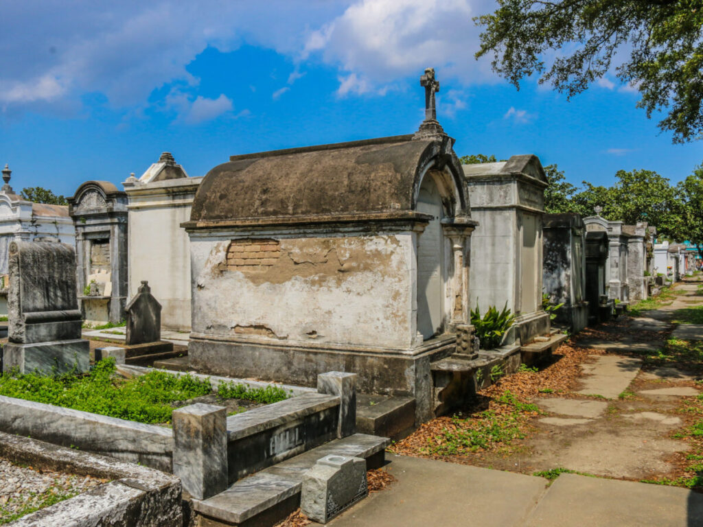 Dieses Bild zeigt den Lafayette Cemetary No.1 in New Orleans 