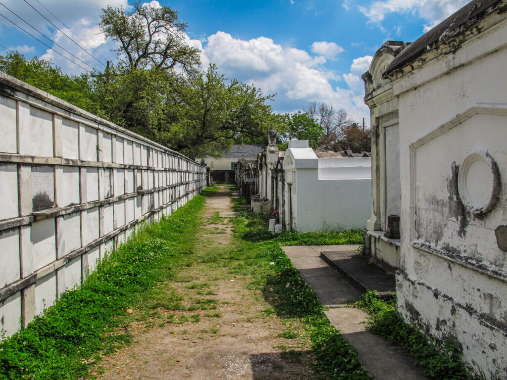 Dieses Bild zeigt den Lafayette Cemetary No.1 in New Orleans 