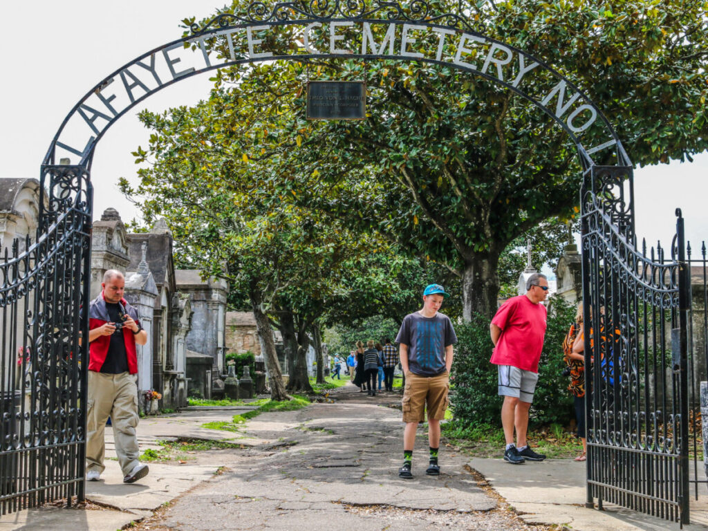 Dieses Bild zeigt den Lafayette Cemetary No.1 in New Orleans 