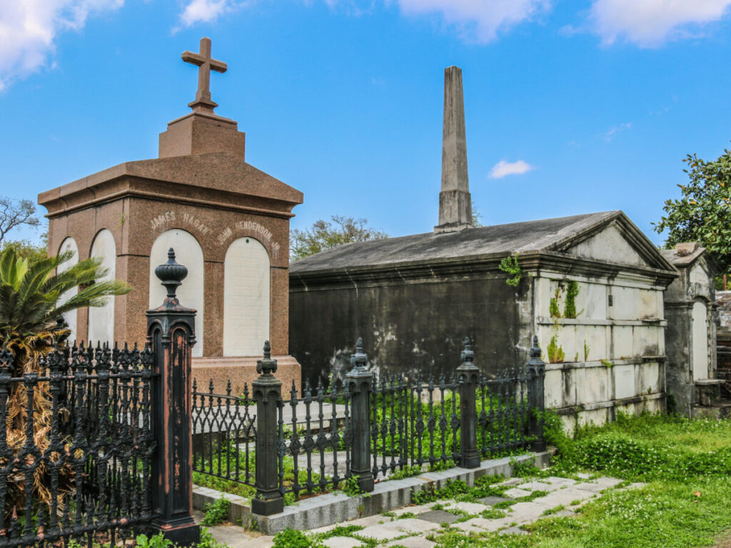 Dieses Bild zeigt den Lafayette Cemetary No.1 in New Orleans 