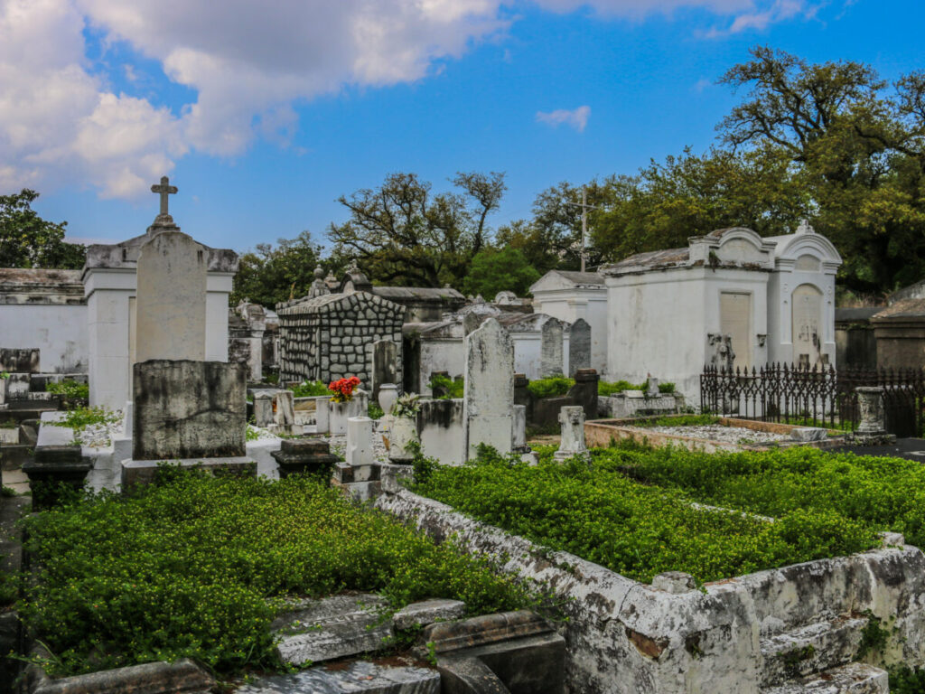 Dieses Bild zeigt den Lafayette Cemetary No.1 in New Orleans 