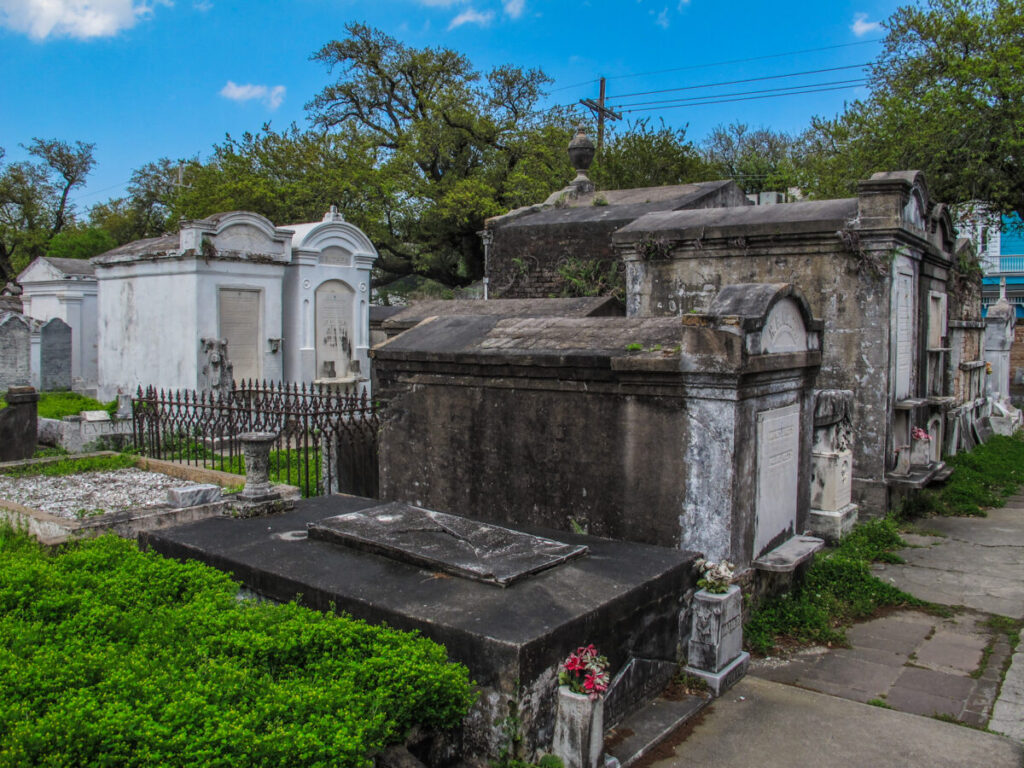 Dieses Bild zeigt den Lafayette Cemetary No.1 in New Orleans 