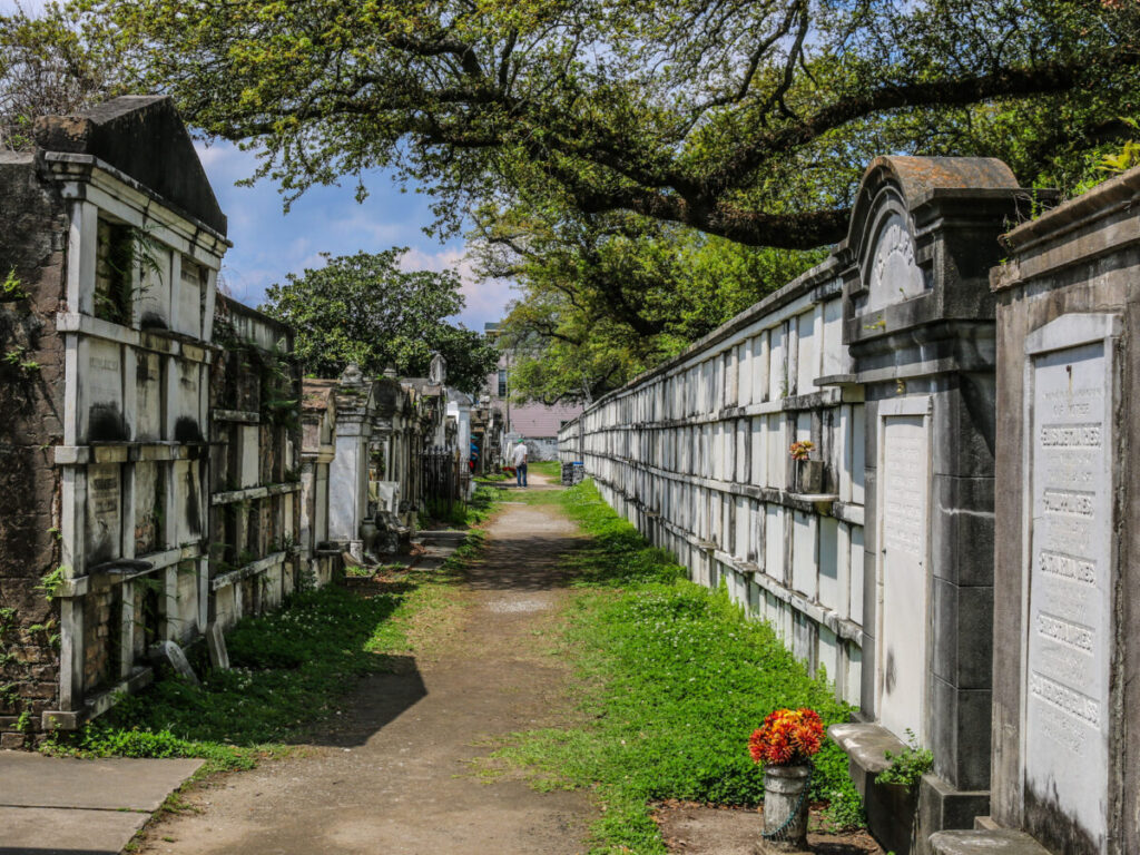 Dieses Bild zeigt den Lafayette Cemetary No.1 in New Orleans 