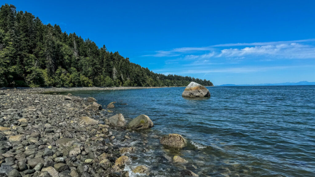 Dieses Bild zeigt die Seal Bay an der Ostküste von Vancouver Island