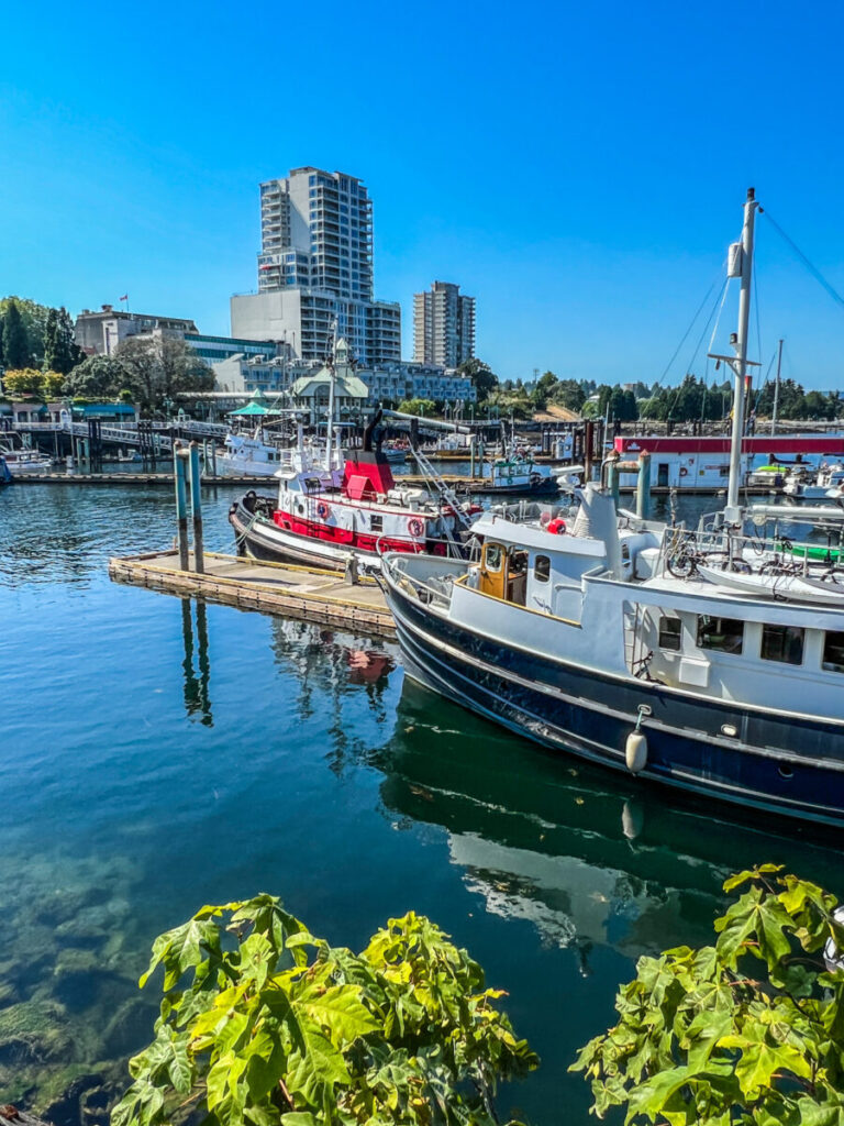 Dieses Bild zeigt den Hafen von Nanaimo auf Vancouver Island